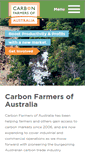 Mobile Screenshot of carbonfarmersofaustralia.com.au